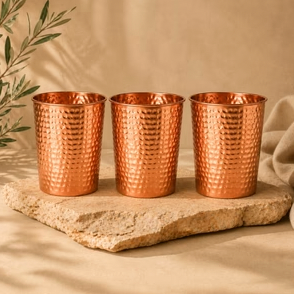 3 Vasos de Cobre de Regalo