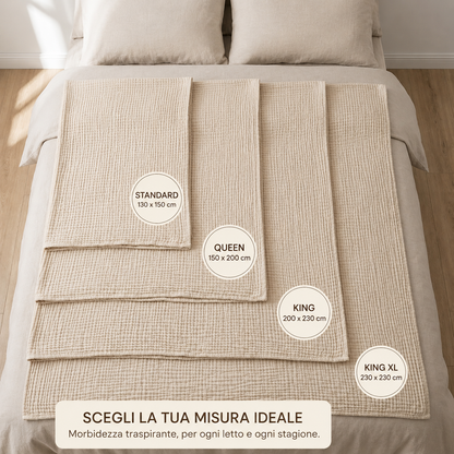La Coperta 100% Mussola di Cotone