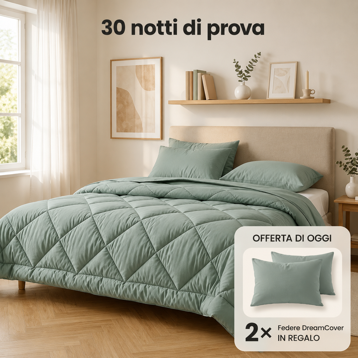 MavellaCover® - Il piumone 2-in-1 con copripiumino integrato