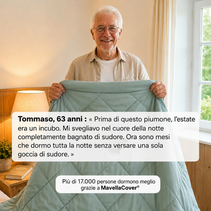MavellaCover® - Il piumone 2-in-1 con copripiumino integrato