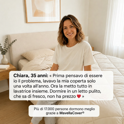 MavellaCover® - Il piumone 2-in-1 con copripiumino integrato