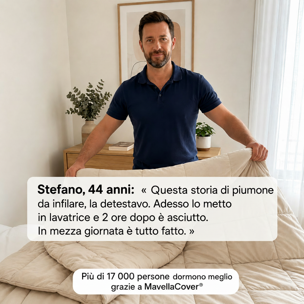 MavellaCover® - Il piumone 2-in-1 con copripiumino integrato
